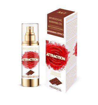 Розігрівальна масажна олія з феромонами MAI PHEROMON MASSAGE OIL &mdash; CHOCOLATE (30 мл) SO3954 фото