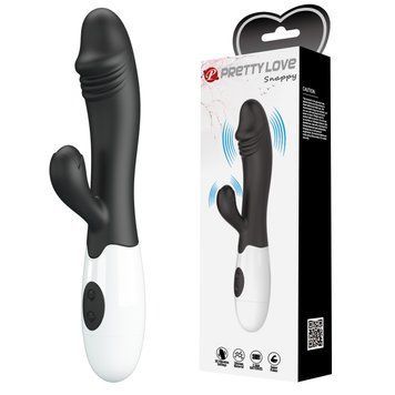 Вібратор - кролик Pretty Love Snappy Vibrator Black 6603BI-014173-A3 фото