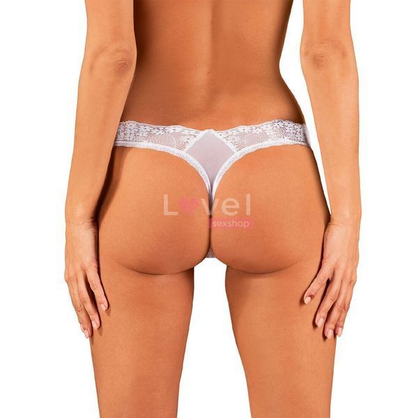 Мереживні танга Obsessive Heavenlly thong XL/2XL SO8187 фото