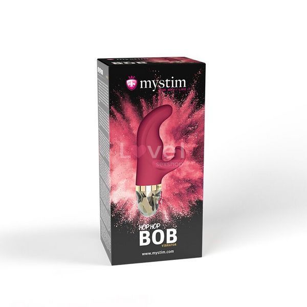 Вибратор-кролик Mystim Hop Hop Bob Fuchsia, мощный мотор, 8 режимов SO8137 фото