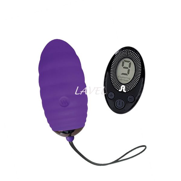 Виброяйце Adrien Lastic Ocean Breeze Purple з пультом ДК AD40743 фото