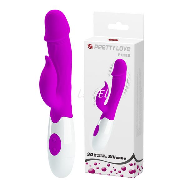 Hi-tech вібратор - Pretty Love Peter Vibrator Purple 6603BI0722 фото