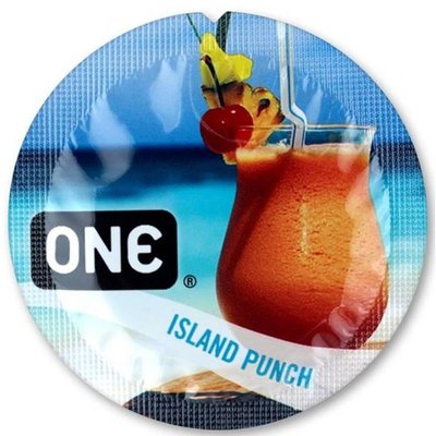 Презерватив - One FlavorWaves Island punch (коктейль) оральный, 1шт ON221631 фото