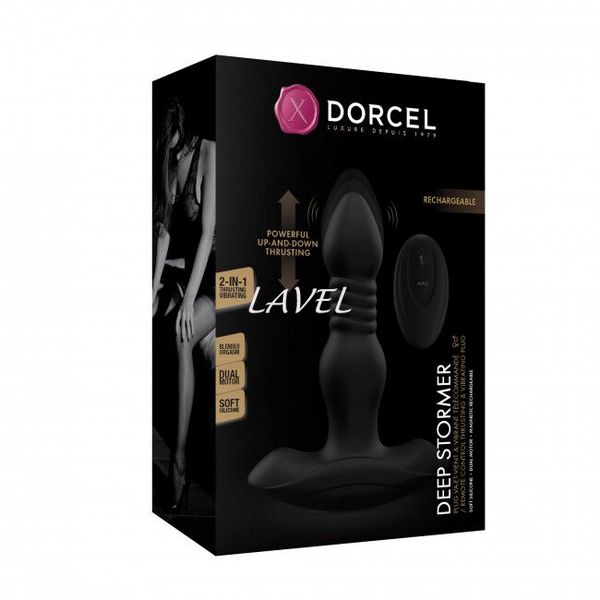 Анальна пробка з вібрацією та пульсацією Dorcel DEEP STORMER SO5073 фото