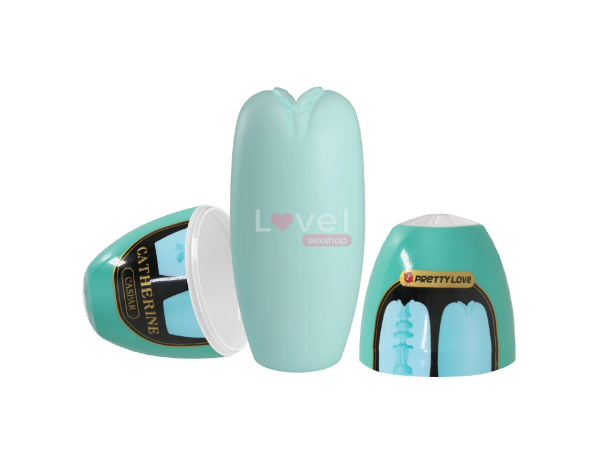 Мастурбатор яйцо Pretty Love CATHERINE - Caspar Blue BI-014832-4-1 фото