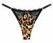 Леопардовые стринги с кружевом Valerie Wild Lace String, размер М TNS1106 фото 1