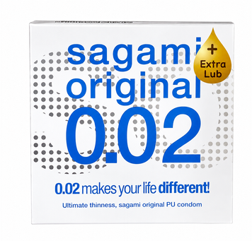 Японський Sagami Original 0.02 надтонкий поліуретановий з додатковим мастилом, 1 шт ON212652 фото
