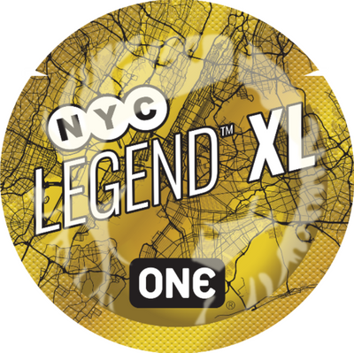 Презерватив збільшеного розміру One Legend XL, 1шт ON212652 фото