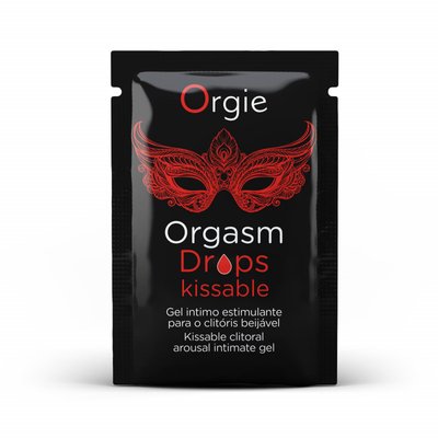 Пробник, капли для клитора Orgie Orgasm Drops kissable (яблоко и корица), 2мл S01951416 фото