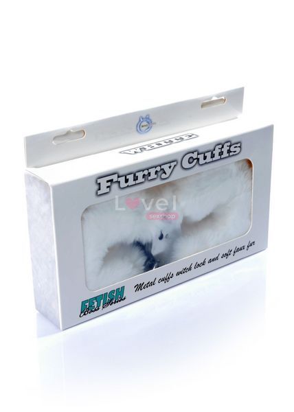 Наручники Fetish Boss Series Furry Cuffs White LAV2000015 фото