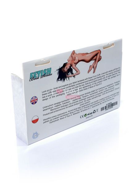 Наручники Fetish Boss Series Furry Cuffs White LAV2000015 фото