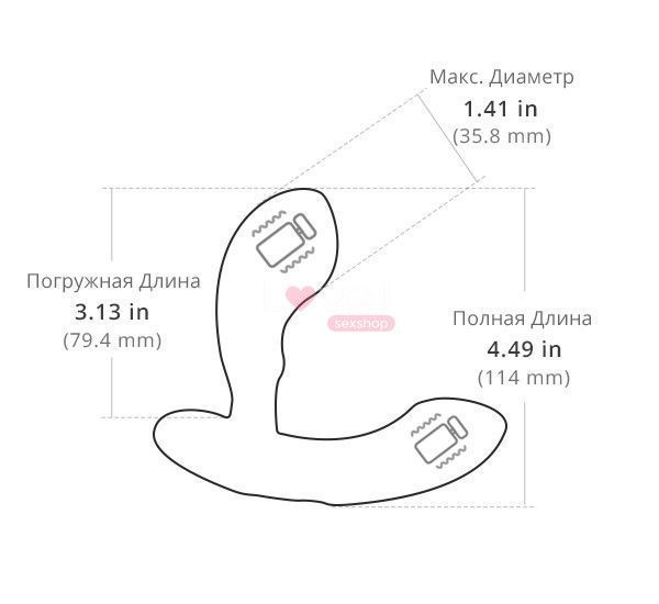 Смарт массажер простаты Lovense Edge с регулировкой угла воздействия SO4087 фото