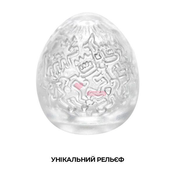 Мастурбатор-яйцо Tenga Keith Haring Egg Party SO1650 фото