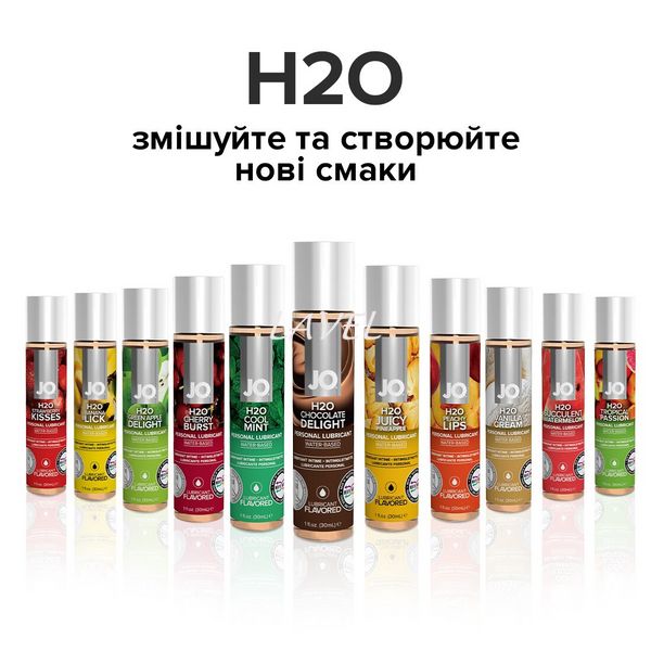 Змазка на водній основі JO H2O — Chocolate Delight (120 мл) без цукру, рослинний гліцерин SO1776 фото