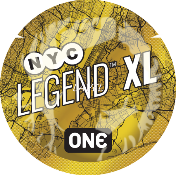 Презерватив увеличенного размера One Legend XL, 1шт ON212652 фото