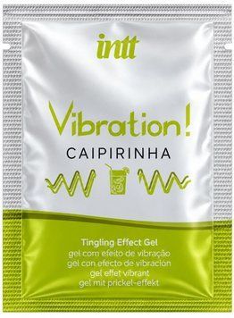 Пробник рідкого вібратора Intt Vibration Caipirinha зі смаком коктейлю &laquo;Кайпірінья&raquo;, 2 мл OR17144 фото