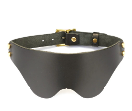 Кожаная маска на глаза Liebe Seele Samurai Blindfold SX2814 фото