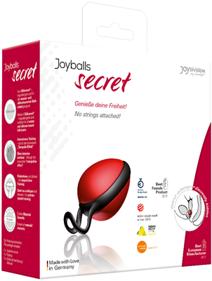 Вагінальний кульку - Joyballs Secret, red / black 6120015012 фото