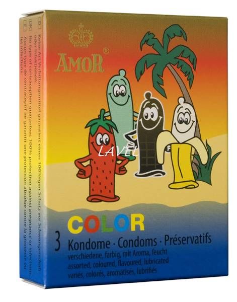 Презервативи - Amor Color, 3шт 8115050125 фото