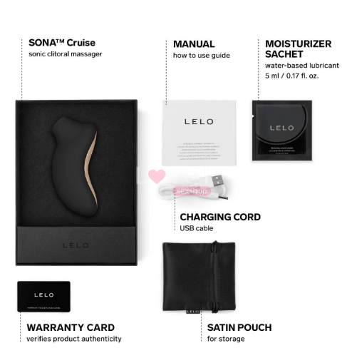 Звуковой стимулятор LELO SONA Cruise Black SX2550 фото