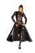 Сукня-плащ з мокрим ефектом Noir Handmade F128C Powerwetlook gown coat, M SX0014 фото 1