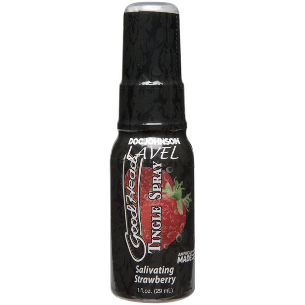 Спрей для минета Doc Johnson GoodHead Tingle Spray – Strawberry (29 мл) со стимулирующим эффектом SO3492 фото