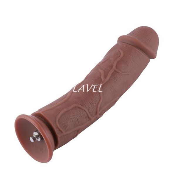 Силиконовый фаллоимитатор для секс-машин Hismith 11″ Silicone Dildo, система KlicLok SO6208 фото