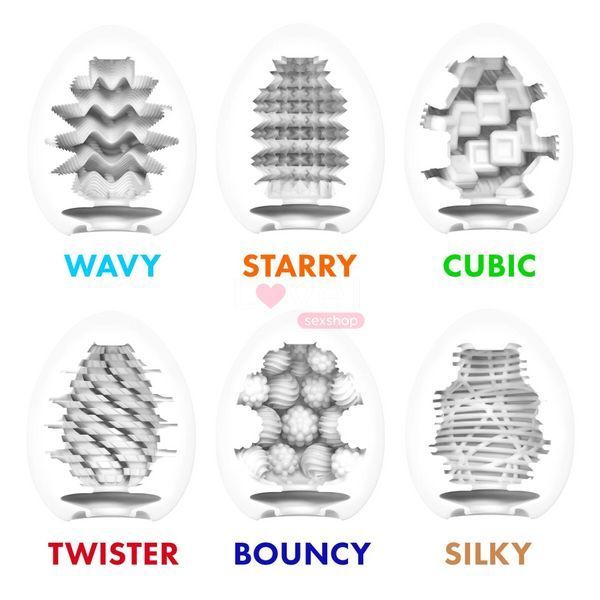 Набор мастурбаторов-яиц Tenga Egg Variety Pack - Standard (6 шт) SX4025 фото