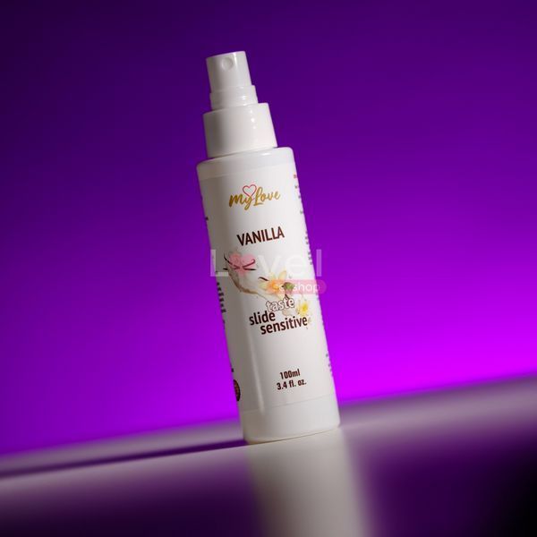 Смачний гель-лубрикант MyLove Taste Slide Sensitive Vanilla, 100 мл 725300101-4693 фото