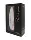 Люксовый вакуумный стимулятор Satisfyer Luxury Pret-a-Porter White со вставкой из кожи SO2467 фото 2