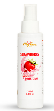 Смачний гель-лубрикант MyLove Taste Slide Sensitive Strawberry, 100 мл 725300101-4716 фото