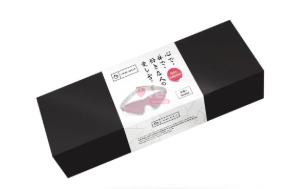 Шкіряна маска на очі Liebe Seele White & Pink Fairy Goat Leather Blindfold SX2824 фото