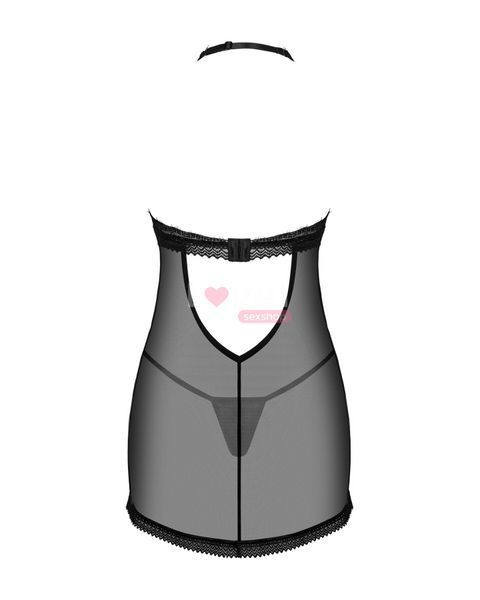 Пеньюар Obsessive Medilla chemise & thong XS/S SO9052 фото