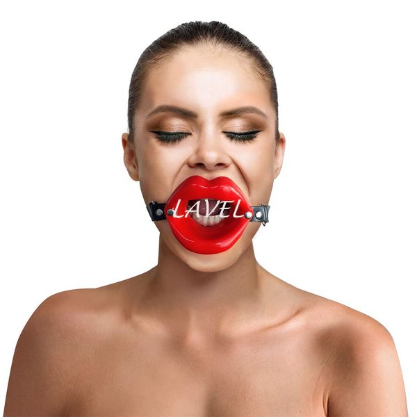 Кляп расширитель в форме губ Art of Sex - Gag Lips, натуральная кожа SO5148 фото