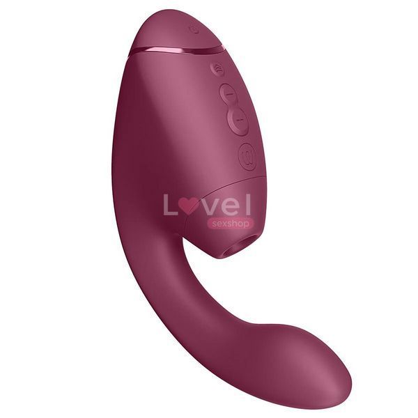 Двойной вакуумный клиторальный стимулятор с вибрацией Womanizer Next Duo - Dusky Pink SX3868 фото