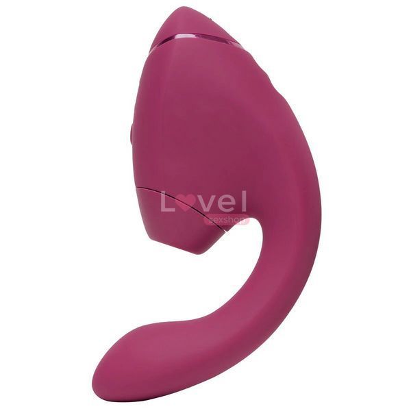 Двойной вакуумный клиторальный стимулятор с вибрацией Womanizer Next Duo - Dusky Pink SX3868 фото