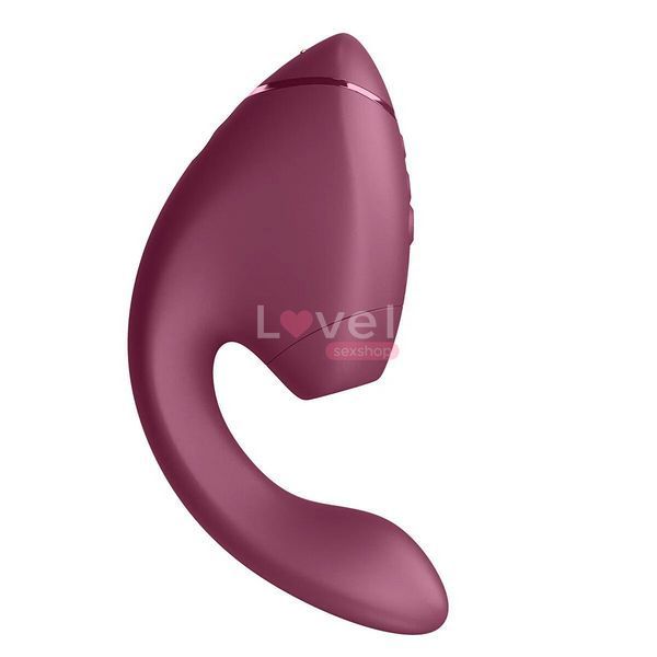 Двойной вакуумный клиторальный стимулятор с вибрацией Womanizer Next Duo - Dusky Pink SX3868 фото