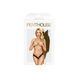 Трусики-тонг Penthouse Dangerous Darling S/M Black, кружево, высокая посадка, вырез спереди, бантик SO6492 фото 3