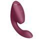 Двойной вакуумный клиторальный стимулятор с вибрацией Womanizer Next Duo - Dusky Pink SX3868 фото 4