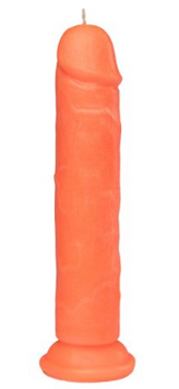 Свічка LOVE FLAME - Dildo Roma ORANGE Fluor CPS03-ORANGE фото