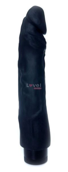 Вибратор Boss Series &ndash; Real Skin Black, (длина 22 см, диаметр 4 см) BS6700099 BS6700099 фото