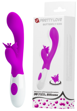 Вибратор &ndash; кролик Pretty Love Butterfly Kiss Vibrator Pink 6603BI1206 фото
