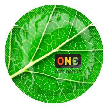 Презерватив зеленый ONE Color Sensations - ONE with nature (Emerald) 1 шт SX0766 фото