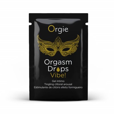 Пробник, капли для клитора Orgie Orgasm Drops Vibe, 2мл S01451652 фото