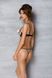 Эротический комплект Passion MARINA SET WITH OPEN BRA, S/M, beige, открытые чашки SO9733 фото 7