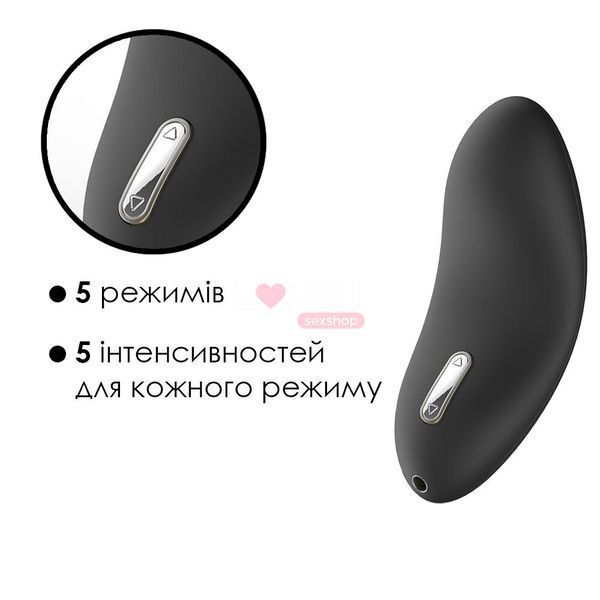 Кліторальний вібратор Svakom Echo Black SO4824 фото