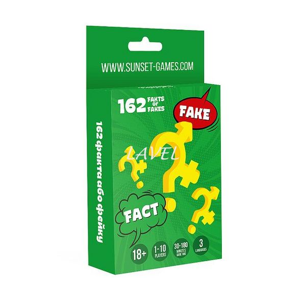 Эротическая игра для пар «162 Fakts or Fakes» (UA, ENG, RU) SO5889 фото