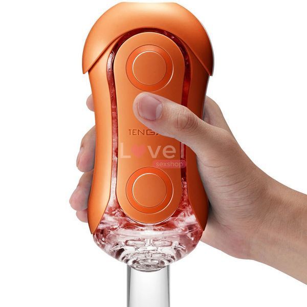 Мастурбатор Tenga Flip Orb &mdash; Sunset Orange, с изменяемым сжатием, со стимулирующими шариками внутри SX1331 фото