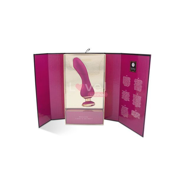 Вибратор для точки G Shunga Sanya Raspberry, гибкий ствол SO6903 фото