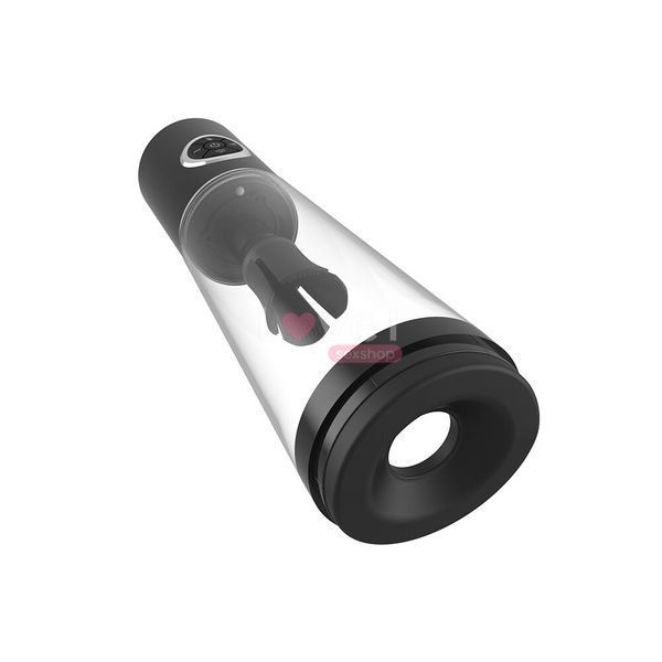 Автоматична вакуумна помпа Men Powerup Luxury Pump з вібромасажем SX4045 фото